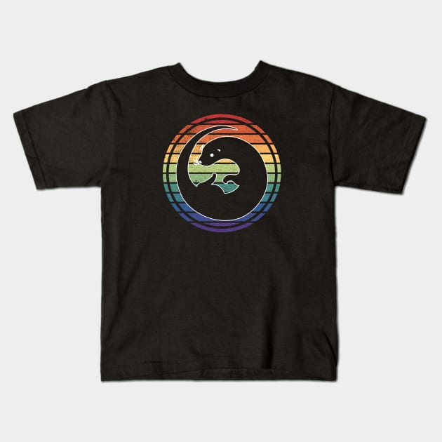 Rainbow Gay Pride Otter Kids T-Shirt by Muzehack